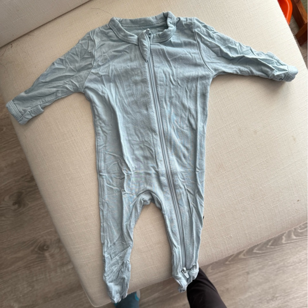 Kyte BABY Light Blue Zipper Footie